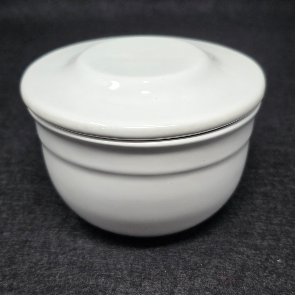 Emile Henry Butter Bell Keeper Crock White Ceramic 86.10 Stoneware